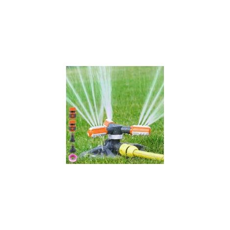 Gartensprenger, automatisches Gartenbewässerungssystem, großer Bewässerungsbereich, 360° drehbarer Sprenger für Rasen und Garten (1/5)