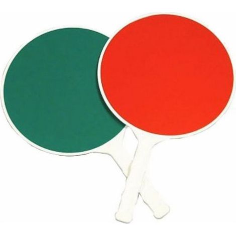 3G Paletta di Segnalazione Bifacciale disco 30 cm manico 23 cm plastica colore Rosso Verde