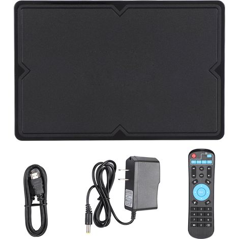 Boîtier TV X96h Android 9.0 4+32G, processeur quad-core, prise HDMI AV USB RJ45, alimentation 110-240V (prise US) (1/5)