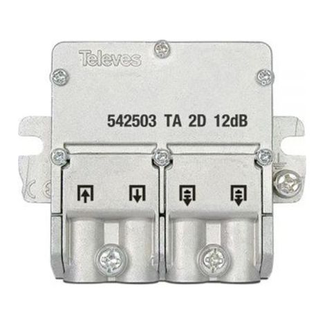 Televes Amplificatore da palo TV 3 ingressi BIII/DAB-UHFUHF - 536023
