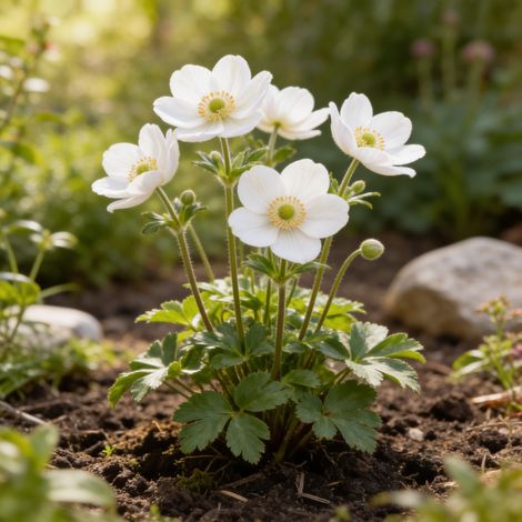 Anémone Wild Swan 20cm Godet 9cm - Anemone (1/4)