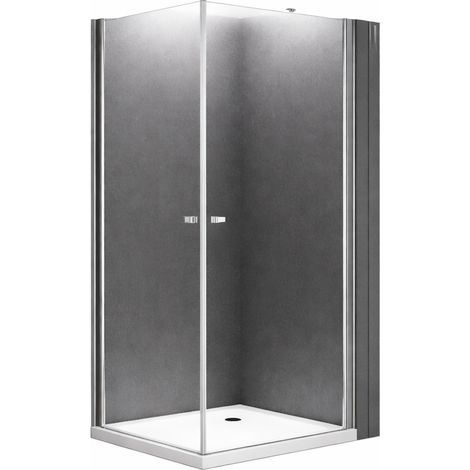 BuyLando Sofia 100x100x195 cm Eck Duschkabine Klarglas