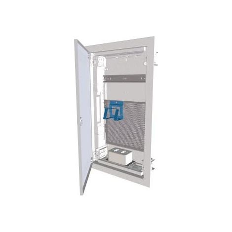 Coffret de distribution encastré multimédia à 3 rangées porte métallique très plate EATON KLV-36UPM-SF (1/4)