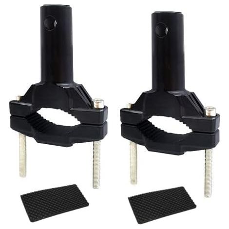 Lot de 2 supports de fixation pour phare de moto - 2,5 cm/3,8 cm - Réglables - Pour tube de 23 mm à 61 mm de diamètre (1/5)