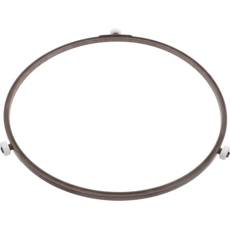 Anneau Tournant Support Plateau Micro-ondes 23 Cm Plastique Résistant Haute Température pour Four Micro-ondes Usage la Cuisine Remplacement Fiable rotation fluide à 3 roues, chauffe uniforme des plat (1/5)