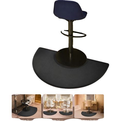 Alfombra para sala de estar, 91 cm de alto, 152 cm de diámetro, 18 mm de grosor, impermeable, antideslizante. (1/5)