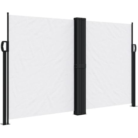 Maison Exclusive - Tenda Laterale Retrattile Bianca 140x1200 cm