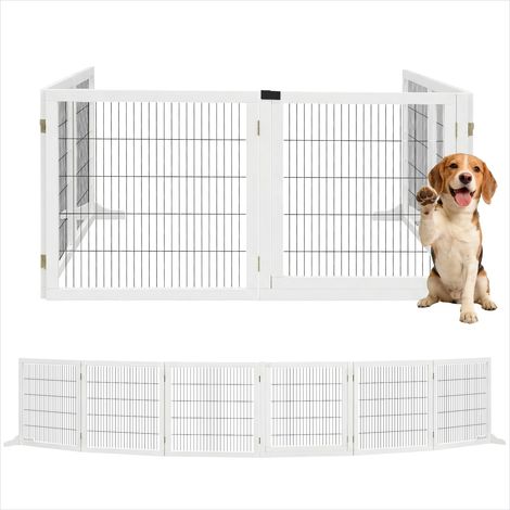 Chatière Barrière de sécurité pour chien pliable 6 panneaux 432 x (1/5)
