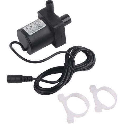 RHG Pompe Submersible DC Mini moteur sans balais silencieux pour piscines étang Aquarium 12V 18W 800L/h (1/5)