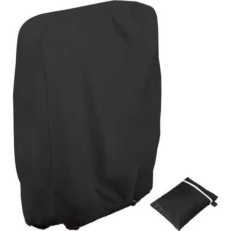 Housse de Protection pour Chaise Longue Pliante, Housse de Rangement 210D Oxford pour Fauteuil Relax, imperméable, Anti-UV, protège Contre Les dommages dus à la Corrosion(W 71 × H 110 cm) (1/5)