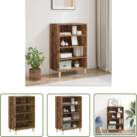 vidaXL Wohnzimmermöbel -  Sideboard Altholz 57 x 35 x 89,5 cm Holzwerkstoff (1/5)