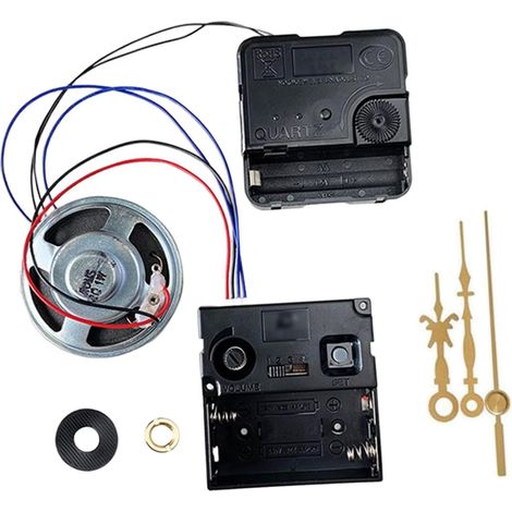 Mécanisme de Mouvement d'horloge Murale Bricolage Remplacement de Mouvement d'horloge à Pendule avec boîte à Carillon de Musique avec Mains pour, Style g (1/5)