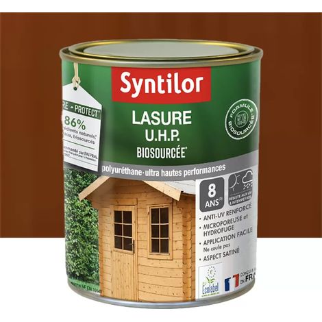 SYNTILOR Lasure Uhp biosourcée nature protect 8 ans chêne moyen satiné 1 l (1/3)