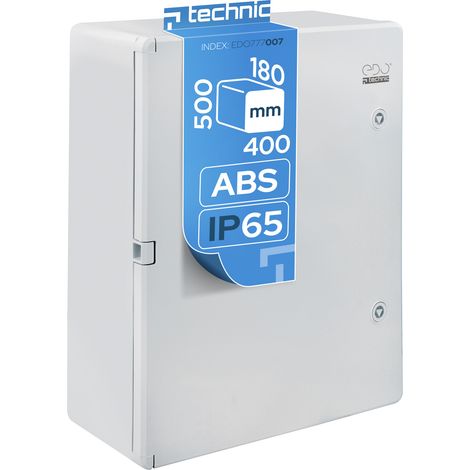 Coffret électrique nu étanche IP65 en ABS 400x500x180 mm - montage en saillie (1/5)