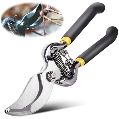 Gartenschere – Hochwertig – Ergonomisch – Edelstahl – Rutschfest – 22 cm (1/5)