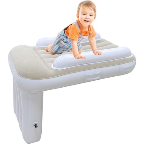 Lit Avion Enfant Bebe Voyage Portable Hamac Avion Enfants(sans Pompe) - Lit Gonflable Enfant Convient à la Plupart des Sièges pour la Voiture d'avion (1/5)