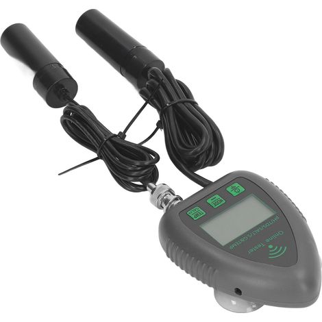 Intelligenter Wasserqualitätstester (5 in 1): pH-Wert, TDS, Salzgehalt, spezifisches Gewicht, Temperatur - 24-Stunden-WLAN-Überwachung für Aquarien und Pools (EU-Stecker, 230-240 V) (1/5)