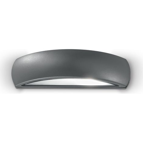 Applique Moderna Giove Alluminio Antracite 1 Luce E27 (1/2)