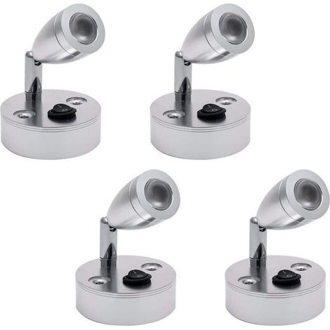 Interior Lighting Spot Light Car LED Light 2pcs-RV Reading Lamp 3000K 180° Rotation for Camper Van Boat Caravan Vehicle Motorhome (1/5)