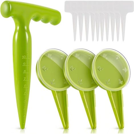 Vasi da giardino, attrezzi da giardinaggio, attrezzi per piantare, dispenser per semi, etichette per semi (1/4)
