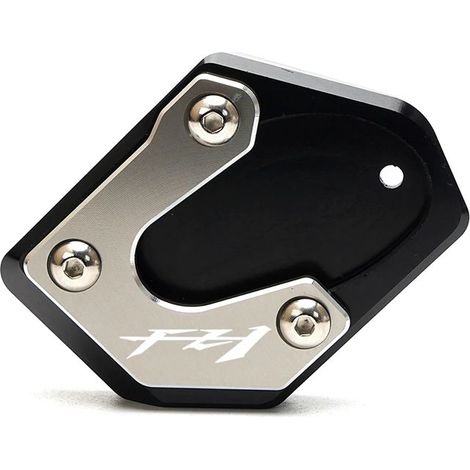(Gris-FZ1) Compatible avec Yamaha FZ1 FZ 1 2006-2015 FZ6 FZ6R FZ6-S2 2004-2009 Accessoires moto Béquille latérale en aluminium, extension de béquille maxpower (1/4)