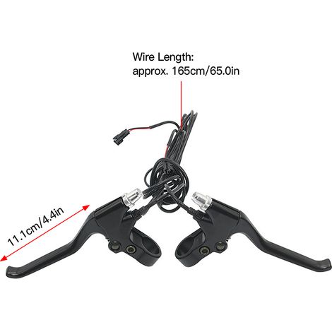 1 paire de leviers de frein de vélo électrique, pièces de rechange droite gauche (1/5)