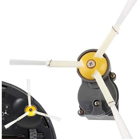 Motor de escobillas laterales para iRobot serie 5/6/7/8/9, repuestos completos para i7, i7+, i8, e5, e6 y e7 para iRobot Roomba. (1/4)