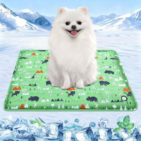 CCYKXATapis Rafraichissant Chien Chat, Tapis Rafraîchissant pour Chien et Chat,Tapis de Refroidissement pour Animaux, Coussin Rafraîchissant (30x40cm) (1/5)