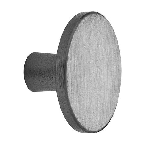 Plaque - Bouton 42mm 91 Titane Brossé - PLAQUE - Bouton de petite taille (1/5)