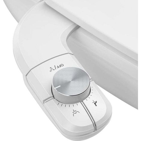 Japanisches Bidet-WC, nicht elektrisch, mit doppelter Teleskopdüse, einfach zu installieren, selbstreinigend, einstellbarer Kaltwasserdruck, Reinigung vorne und hinten – Crezuo (1/4)