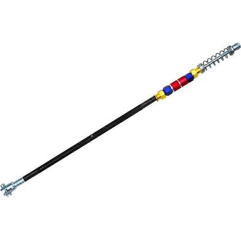 Durite de frein de moto, câble et tige de traction, levier de frein modifié LC135, accessoire moto universel en alliage d'aluminium - Noir (1/5)