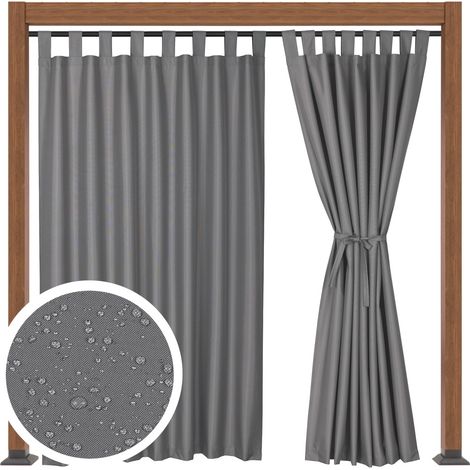 TENDE IMPERMEABILI PER TERRAZZO DA GIARDINO 155x250 grigie