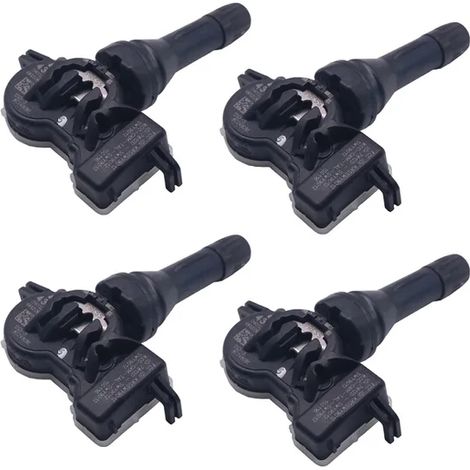 (4 pièces) 68105280AF 68105280AC 433 MHz Capteurs de pression des pneus pour véhicules (4 pièces) Compatibles avec Jeep Renegade, Compass, Chrysler Pacifica et Dodge Dart (1/5)