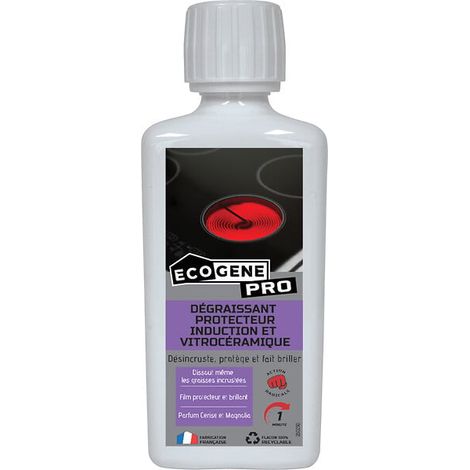 DÉGRAISSANT PROTECTEUR INDUCTION ET VITROCÉRAMIQUE CRÈME ECOGENE PRO 250 ML