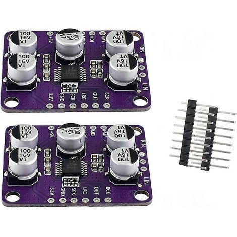 2 modules de lecture audio stéréo PCM1808 : décodeur ADC à entrée analogique simple, amplificateur 24 bits. (1/4)
