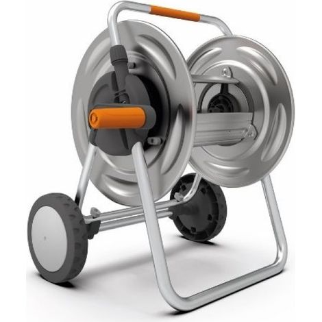 Carrello avvolgitubo metallo g.f. manico colore arancio (1/7)