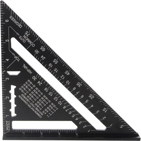 Metric system MULTI FONCTIONS 180 mm Metal Aluminium Regle Équerre Trusquin Guide Raporteur Angle 45 90 Degres/Outils de menuisier/Outil de traçage Guide de menuiserie en bois (1/4)