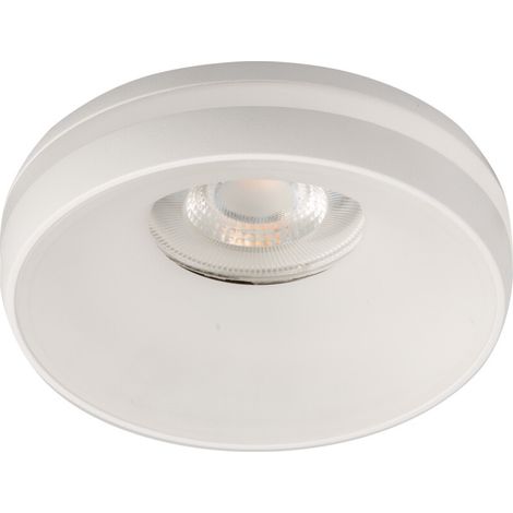 porta faretto incasso eliceo decorativo 230v GU10 bianco tondo (1/4)