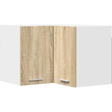Maison Exclusive - Armadio pensile Quercia Sonoma e Bianca 57 x 57 x 40 cm