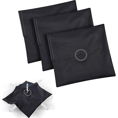Système de fixation en croix pour base de mât Swooper, remplissable avec un sac de sable pour drapeau plume. (1/5)