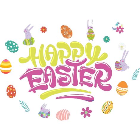 CT040 Easter Magnetic Sticker Holiday Decoration Garage Door Sticker Refrigerator Magnet-KZQ (1/2)