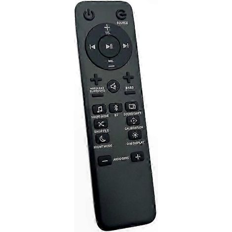 Télécommande sans fil pour système de barre de son 4K avec 2.1, 3.1 ou 5.1 canaux pour home cinéma (1/5)