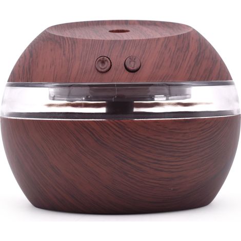 Humidificador de madera moderno de 300 ml – ultrasónico silencioso, decoración para el hogar, regalo natural y elegante para el Día de la Madre (1/5)