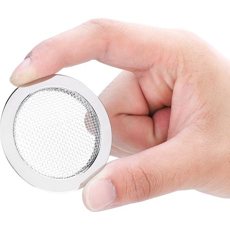 2 Pièces Grille de Protection pour Résonateur Guitare, Cache-Trou Métallique Argenté pour Dobro (1/5)