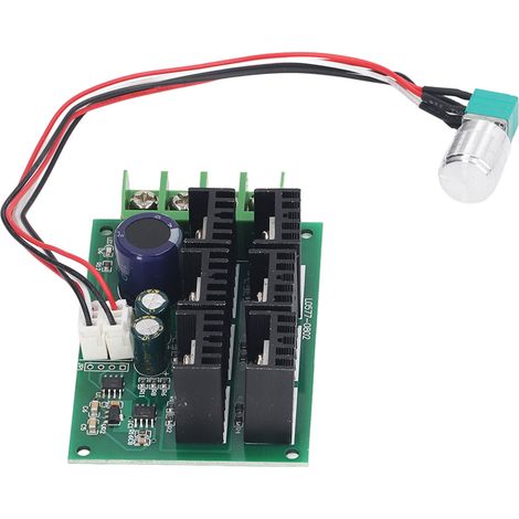 Module de régulation de moteur 20 A, module de contrôle de vitesse de moteur PWM haute puissance avec interrupteur DC 12-24 V (1/5)