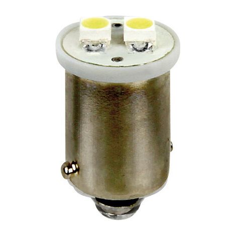 12V Hyper Luce Led 6 - 2 Smd X 3 Chips - Ba9S - 2 Pz  - D/Blister - Bianco (1/4)