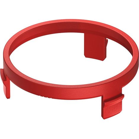 OBO Bettermann Anello colorato SIGNA rosso RAL3000 VPE 10 50x50x15 policarbonato/acrilonitrile-butadiene-stirene rosso fuoco RAL ..., 6121052