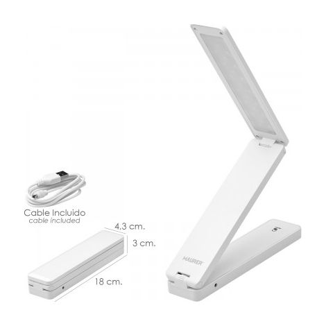 LAMPADA DA TAVOLO LED RICHIUDIBILE SALVASPAZIO (4AA NON INCLUSE) (1/2)