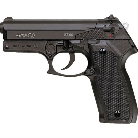 GAMO PISTOLA CO2 MOD.PT-80 + TARJETA CALIBRE 4.5=6111350N
