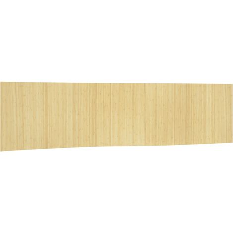 Paravento divisorio 165 x 800 cm bambù beige DEC031160